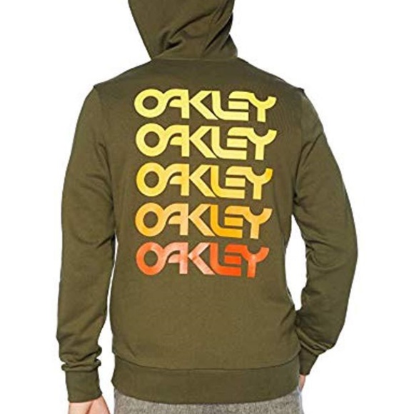Oakley Fleece Loop Zipped Hoodie Jacket - Picture 1 of 4